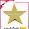 Factory direct sales brass metal star shaped badge